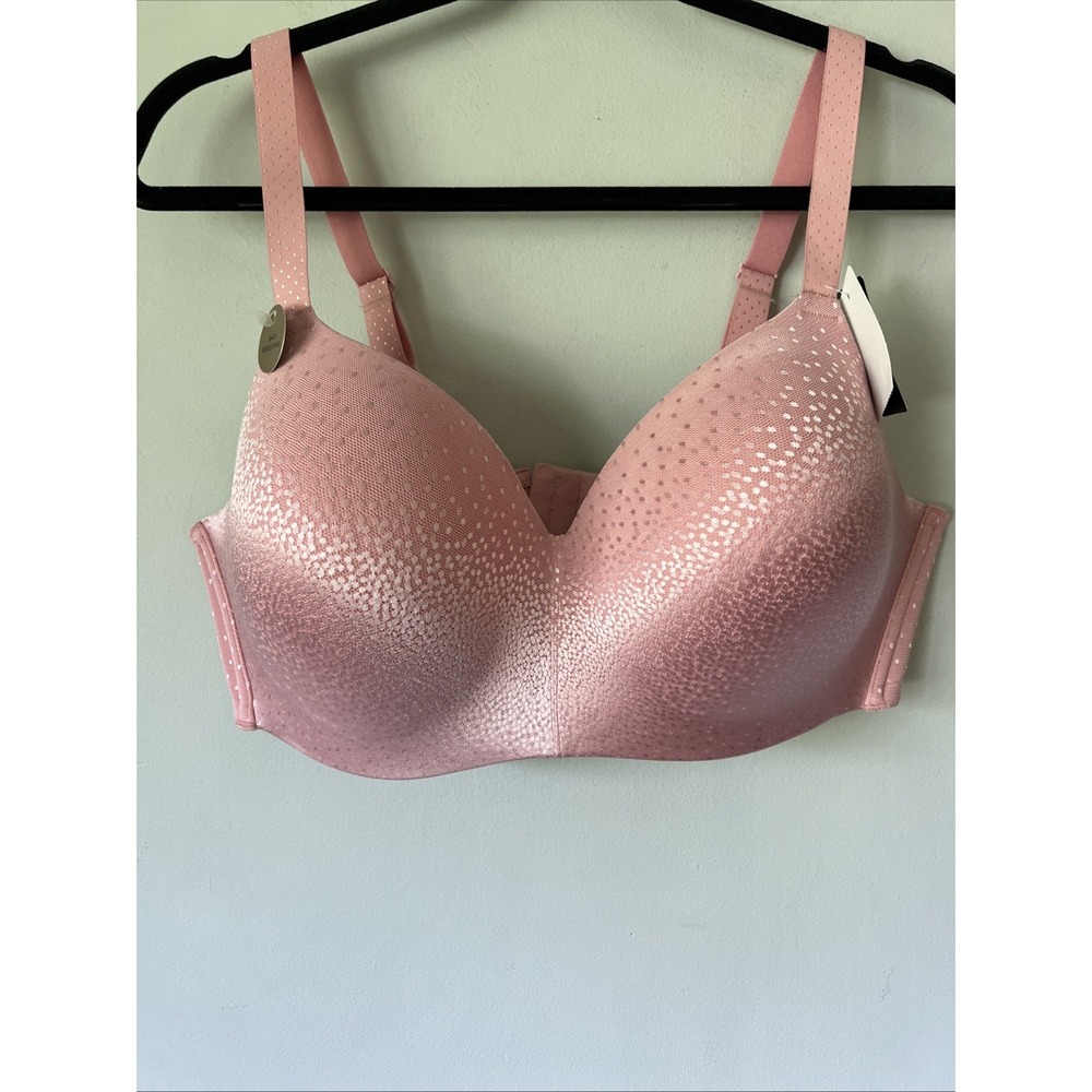 Wacoal 856303 Back Appeal Wire Free T-Shirt Bra Rose Women's Size 40DD NWT
